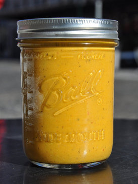 Butternut Squash & Chicken Soup in a Mason Jar